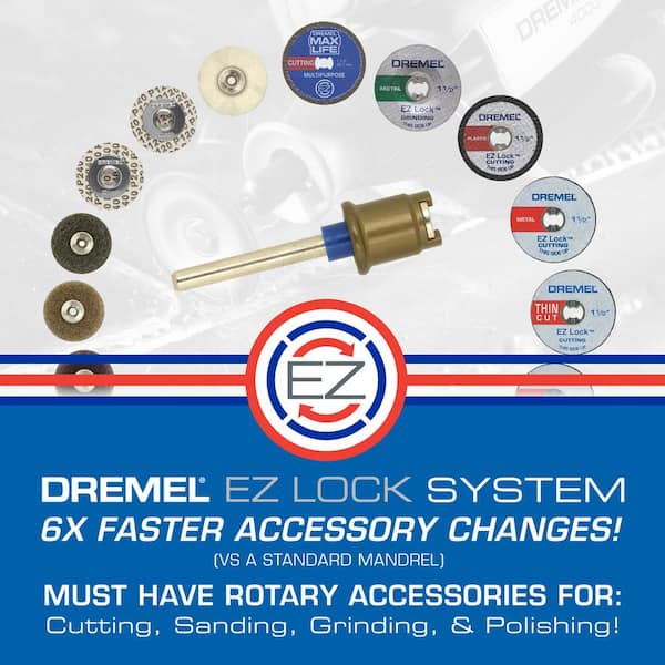 EZ Lock 1-1/2 in. Rotary Tool Metal Cut-Off Wheels for Metal (12-Pack)