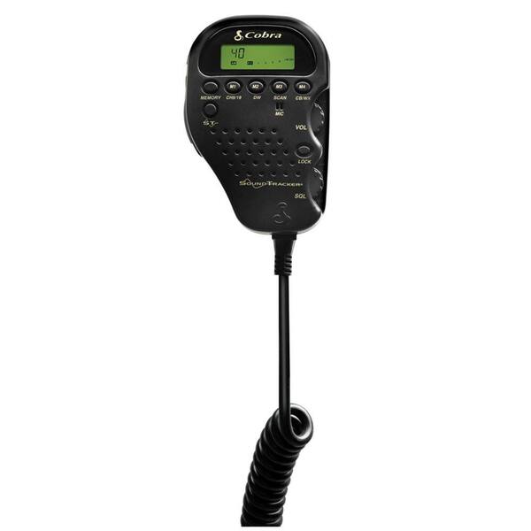 Cobra Compact/Remote Mount CB Radio with Weather and SoundTracker Noise Reduction System