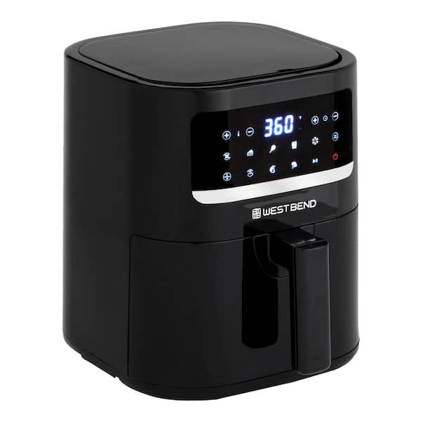 West Bend 5 Qt. Air Fryer with 10-Presets, in Black