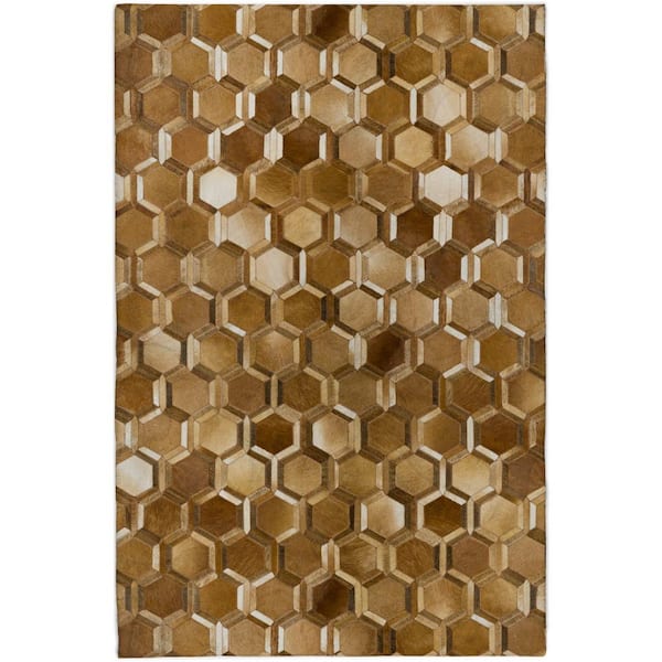 Dream Shag Premium Machine Washable Abstract ADS97 Brown 10 ft. x 14 ft. Area Rug