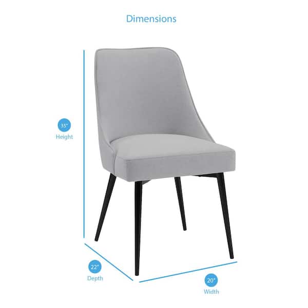 Steve Silver Colfax Stone Side Chair (Set of 2) CF450SS - The Home
