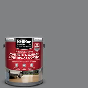 1 gal. #PPU26-03 Legendary Gray Self-Priming 1-Part Epoxy Satin Interior/Exterior Concrete and Garage Floor Paint