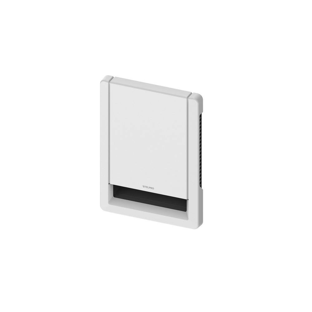 Stelpro Sonoma Style 12-7/16 in. x 9-1/16 in. 1000-Watt 208-Volt Wall Fan  Heater in White without Control ASSOS1008WCW - The Home Depot