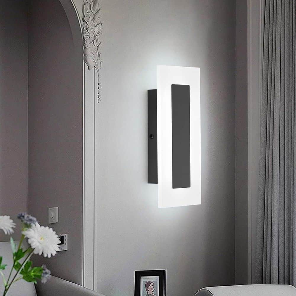 Home Lighting Black-WhiteLight-008 Modern Plug Wall Sconce for Bedroom price history on PriceWatchPro