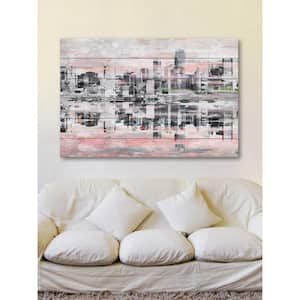 12 in. H x 18 in. W "Picturesque NYC" by Parvez Taj Printed White Wood Wall Art