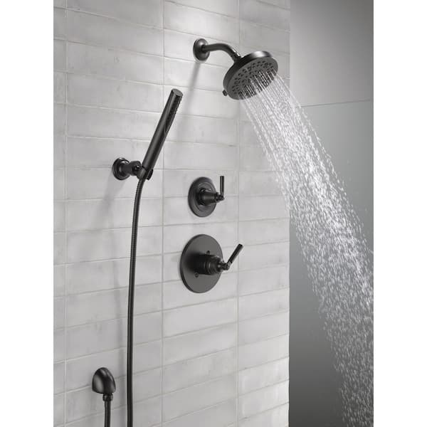 Delta Saylor 5-Spray Dual Wall Mount Fixed and Handheld Shower Head 1. ...