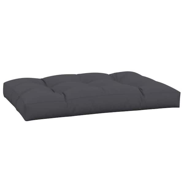 47.2 in. x 31.5 in. Gray Rectangular Outdoor Cushion for Bench with Tufted Oxford Fabric