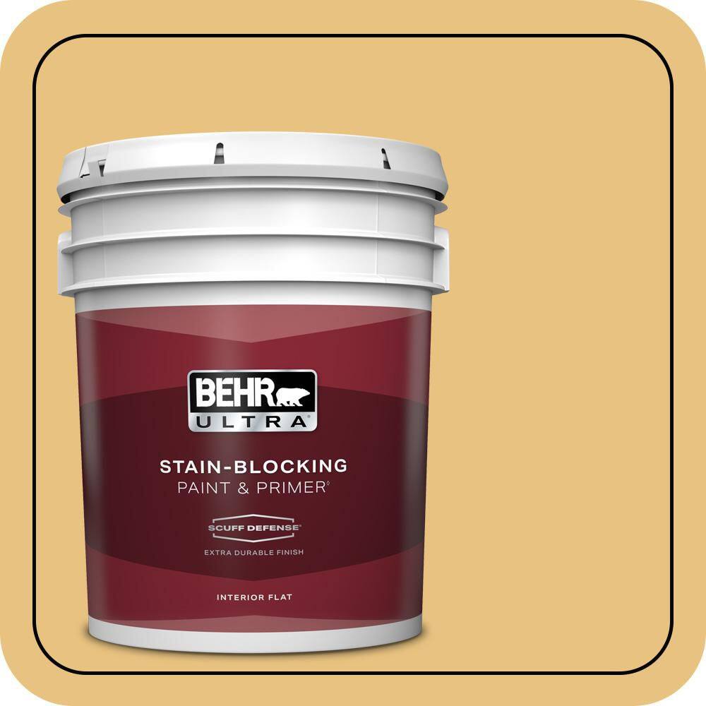 5 gal. #340D-4 Honey Bear Extra Durable Flat Interior Paint & Primer price history on PriceWatchPro