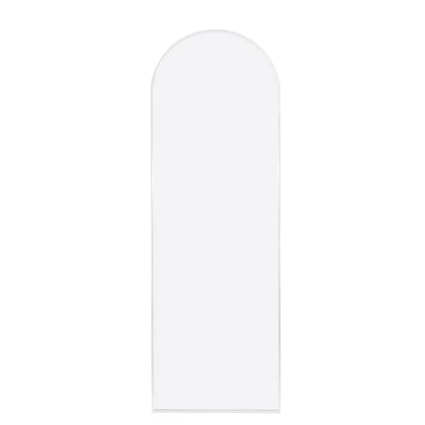 Unbranded HUOVTR 65 in. W x 22 in. H Gold Arched Full Length Mirror