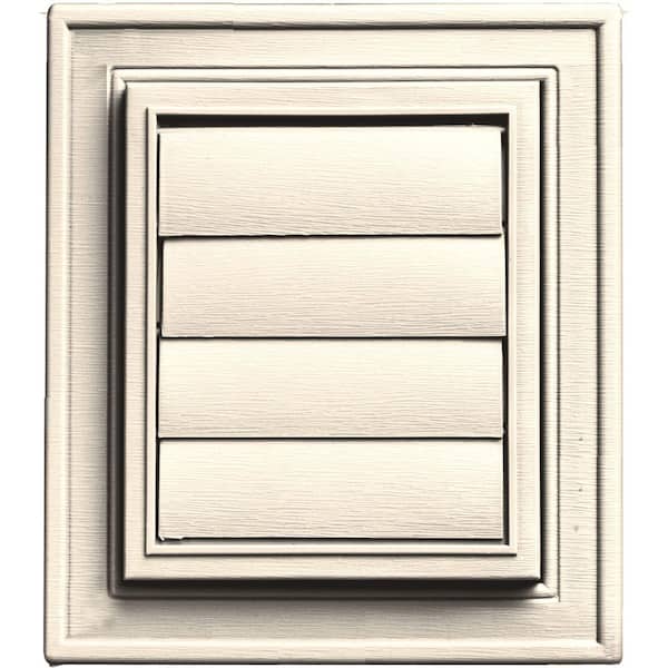 Mid America 7 in. x 8 in. #021 Sandstone Beige Master Exhaust Square Dryer Vent Mounting Block