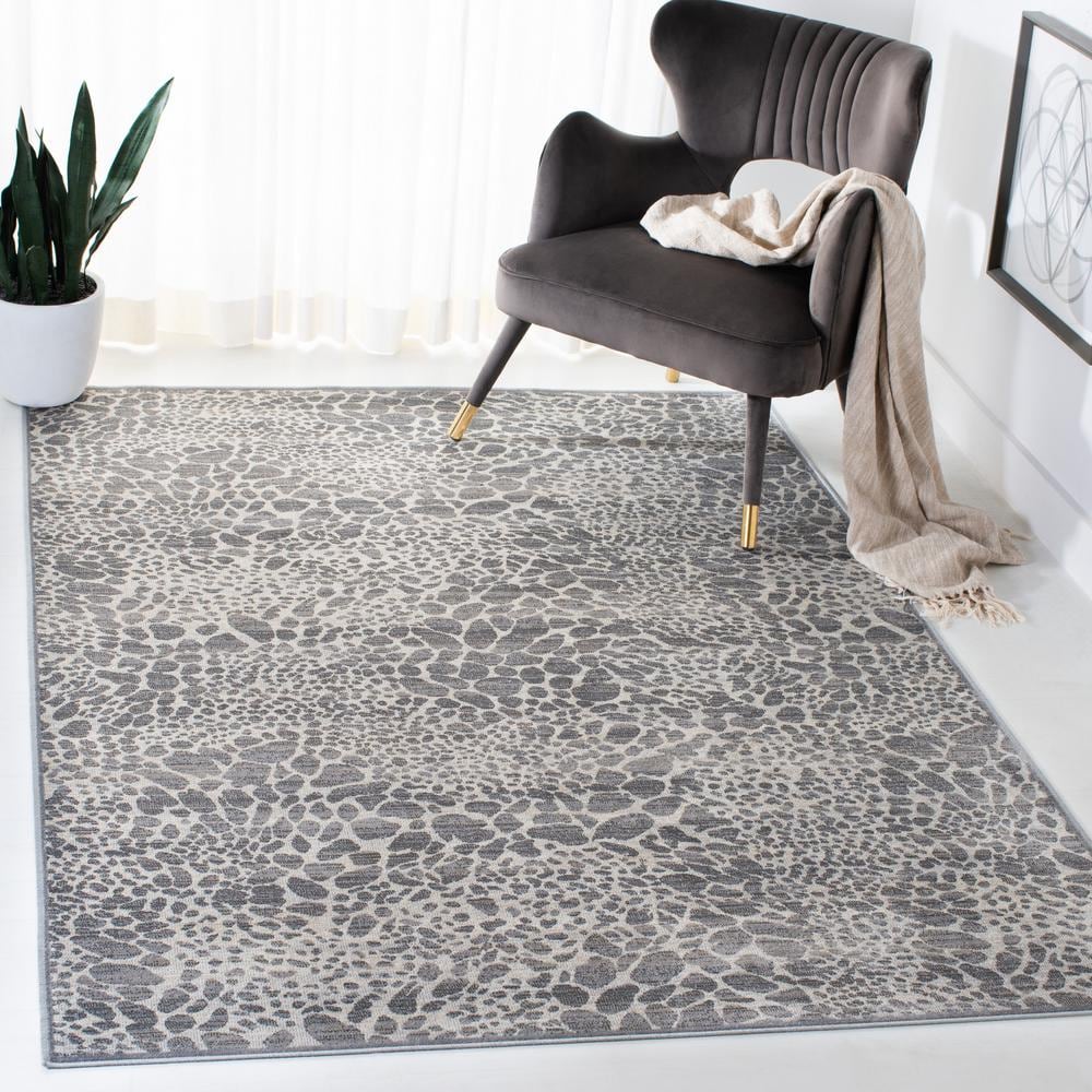 Atlas 3 ft. x 5 ft. Ivory/Gray Abstract Spots Area Rug price history on PriceWatchPro