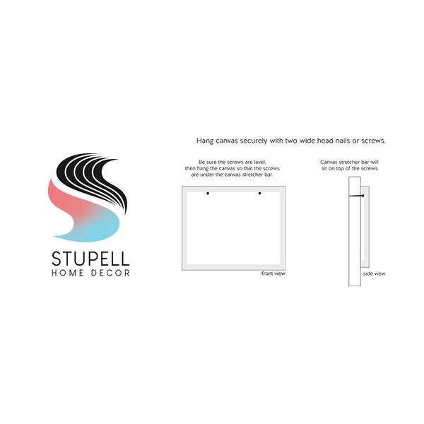 Stupell Industries Dinosaur Tracks Chart Wall Art - Rustic Kids Reptile Decor Canvas, 16"x20"