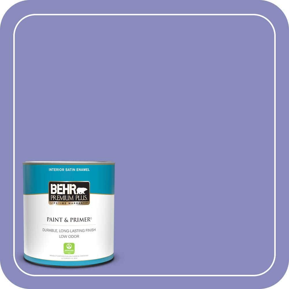 1 qt. #620B-5 Pristine Petal Satin Enamel Low Odor Interior Paint & Primer price history on PriceWatchPro