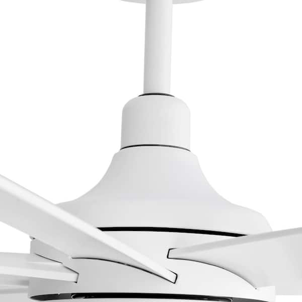 Airidog THE FAN ホワイト MINKA-AIRE Artemis IV 64 in. Integrated LED Indoor Soft