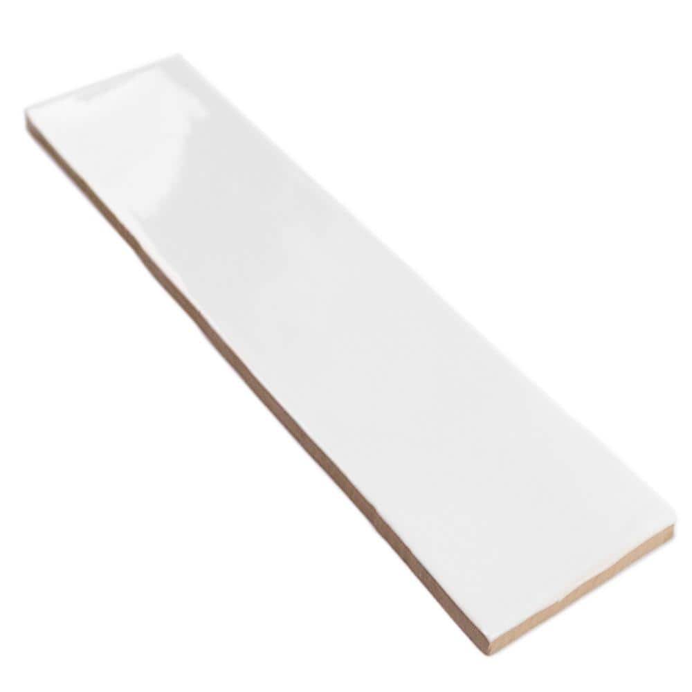 Barcelona 3" x 12" Kale Polished Ceramic Subway Wall Tile