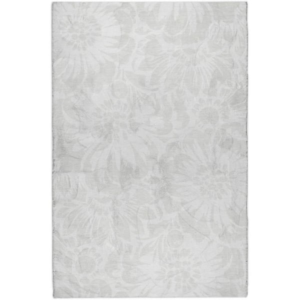 Dream Shag Premium Machine Washable Abstract ADS551 Ivory 5 ft. x 7 ft. 6 in. Area Rug