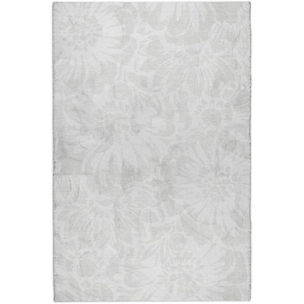 Dream Shag Premium Machine Washable Abstract ADS551 Ivory 8 ft. x 10 ft. Area Rug