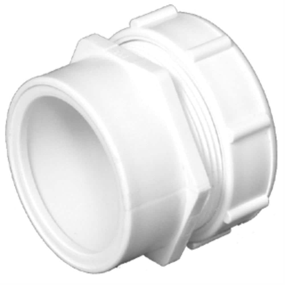 Charlotte Pipe 1 1/2 in. x 1 1/4 in. DWV PVC Trap Male Adapter ...