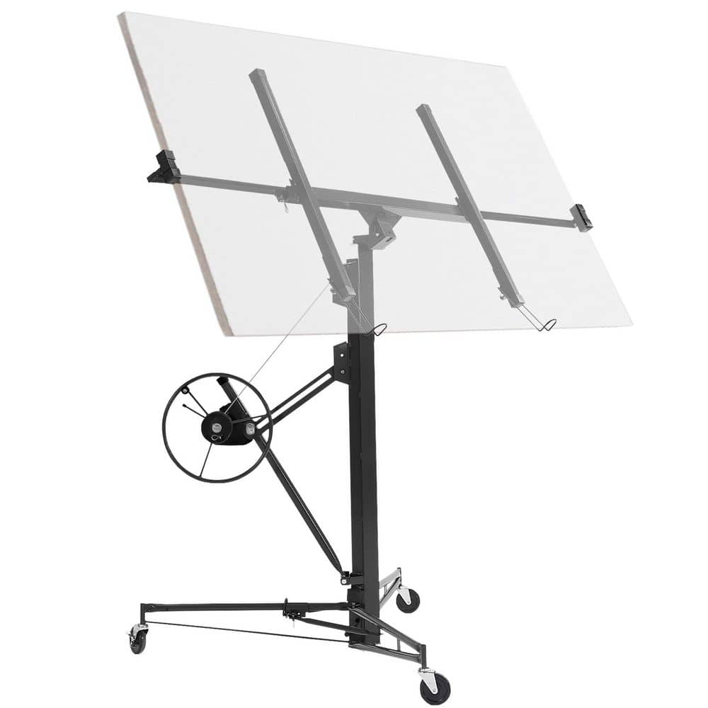 11 ft. Drywall Lift Panel, Drywall Panel Hoist Jack Lifter, Black price history on PriceWatchPro