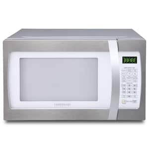 Professional 1.3 cu. ft. 1100-Watt Countertop Microwave in Platinum with Smart Sensor Cooking