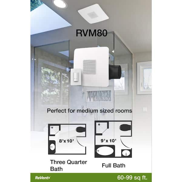 80 CFM Ceiling Easy Roomside Installation Bathroom Exhaust Fan with Bluetooth Speaker and 2-Way Smartphone Communication 80 CFM Ceiling Easy Roomside Installation Bathroom Exhaust Fan with Bluetooth Speaker and 2-Way Smartphone Communication