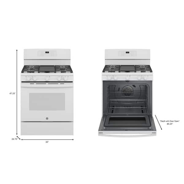 GE - JGB735EPES - GE® 30 Free-Standing Gas Convection Range with