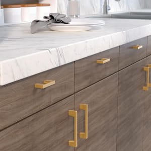Armadale Collection 1 1/4 in. (32 mm) Champagne Bronze Modern Rectangular Cabinet Bar Pull