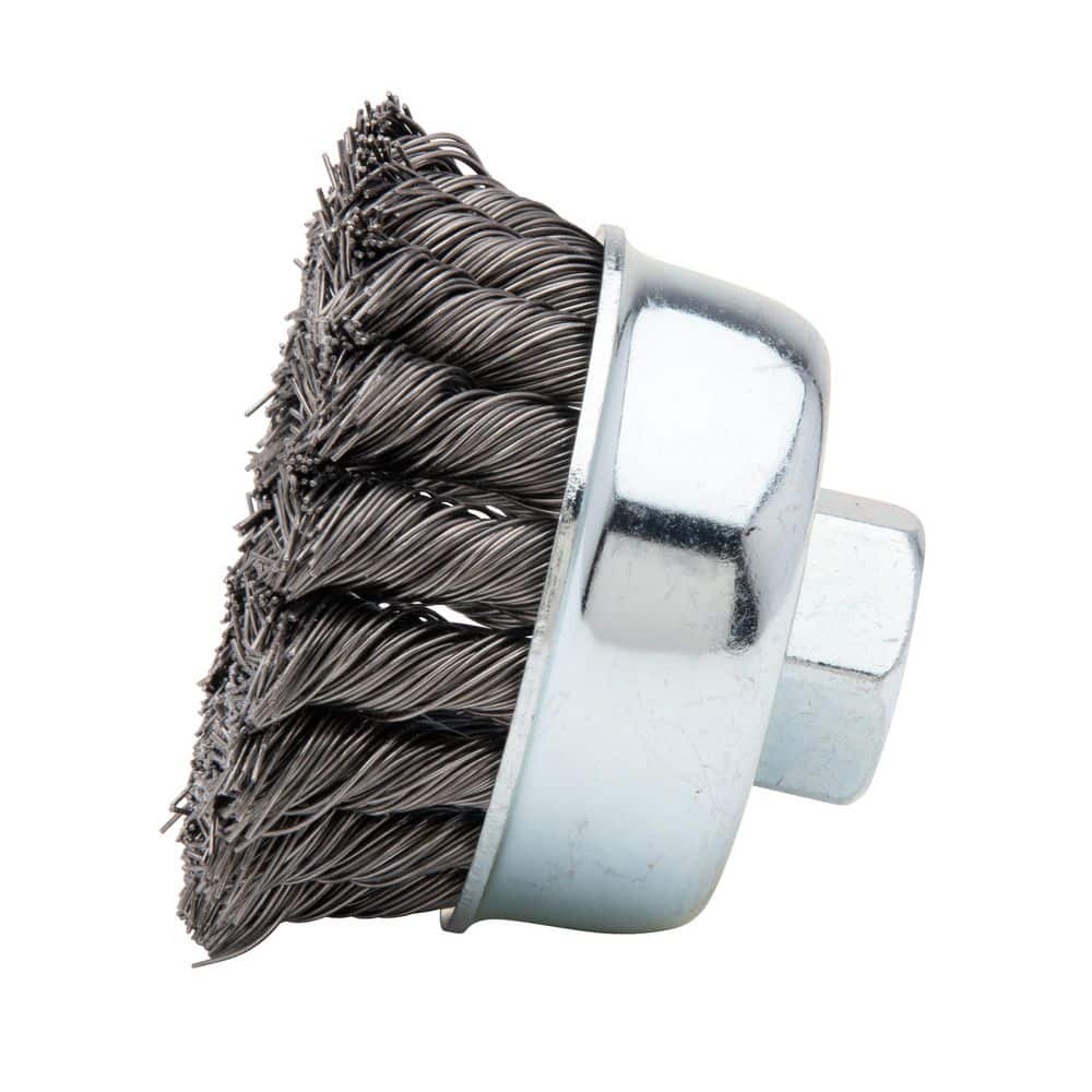 Lincoln Electric 3 in. Single Row Knotted Cup Brush KH295 - The