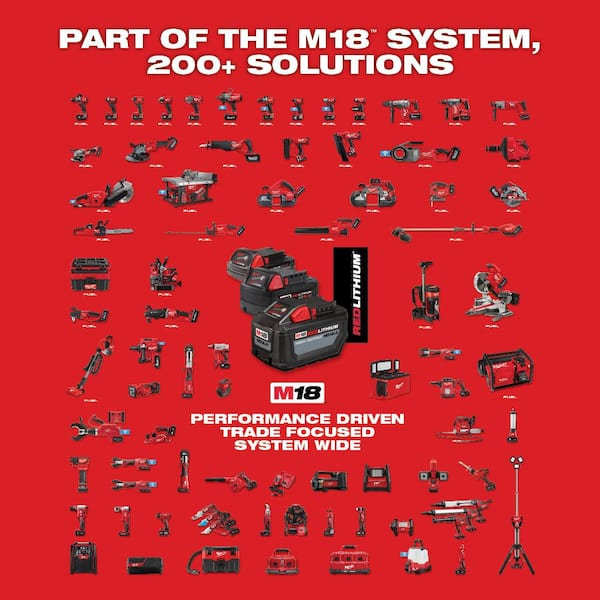 Milwaukee M18 18V Lithium-Ion 3/8 in. x 75 ft. Cordless Drain Cleaning Drum  Machine Kit w/CABLE DRIVE & Front Guide Hose