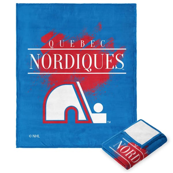 THE NORTHWEST GROUP NHL Vintage Hockey Nordiques Silk Touch Multi-color Throw