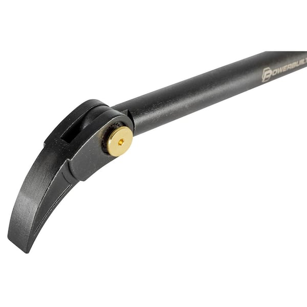 Powerbuilt - 10, 12, 15 in. Pry Bar Set with Indexing Feature Includes 3 Pieces