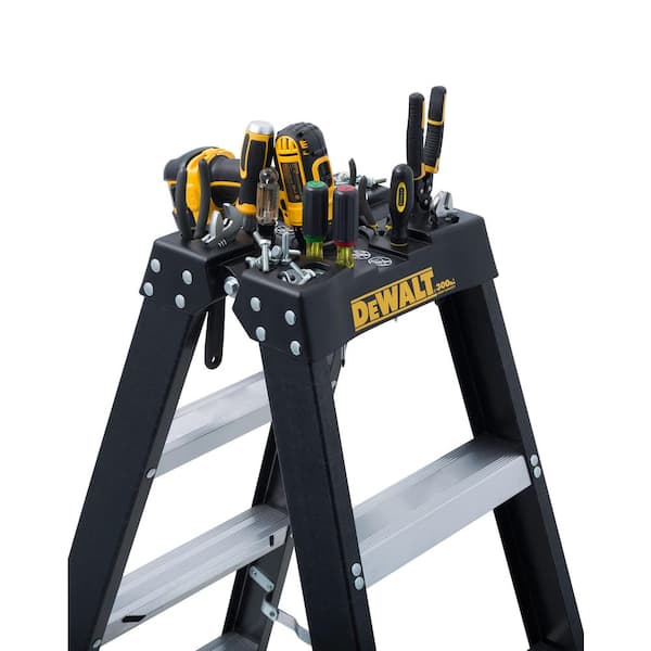 DEWALT 4 ft. Fiberglass Step Ladder 8.5 ft. Reach Height Type 1A