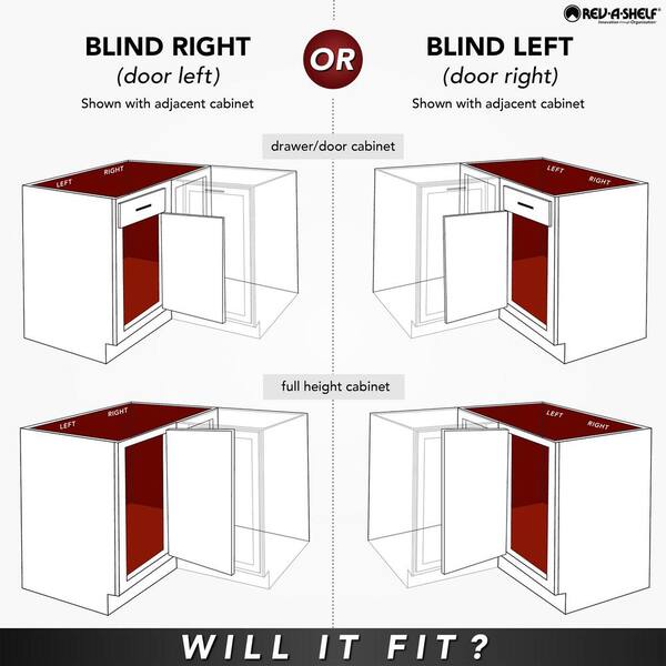 HaroldDol Blind Corner Cabinet Pull Out Right Blind Corner Cabinet  Organizer Corner Optimizer Blind Corner Soft Close