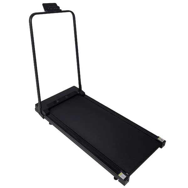 Compact Walking Pad Treadmill with Handle & Incline, 0.6-3.8 MPH Remote Control for Home Office