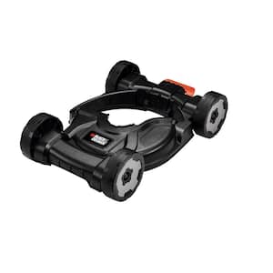 Removable Wheeled Deck for 12 in. Electric Straight Shaft Single Line 3-in-1 String Grass Trimmer/Lawn Edger/Push Mower