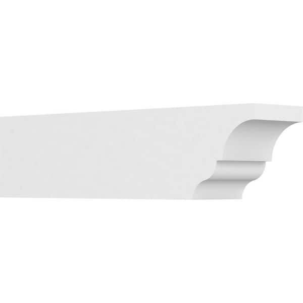 Ekena Millwork 5 in. x 6 in. x 24 in. Asheboro PVC Rafter Tail Brace