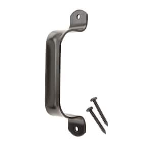 6-1/2 in. Black Heavy-Duty Door Pull