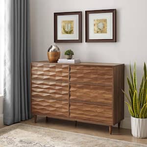 Vespera 6-Drawer Dresser in Walnut