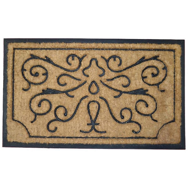 30 in. x 18 in. Coir;Rubber Outdoor Door Mat
