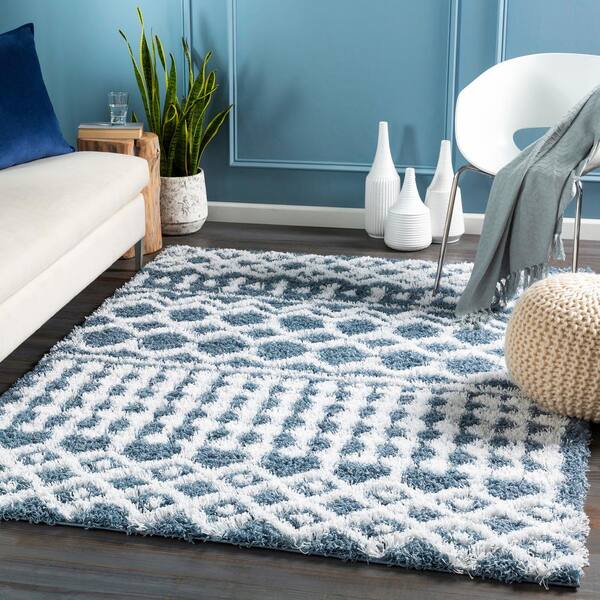 Livabliss Briar Blue 7 ft. 10 in. x 10 ft. 2 in. Area Rug