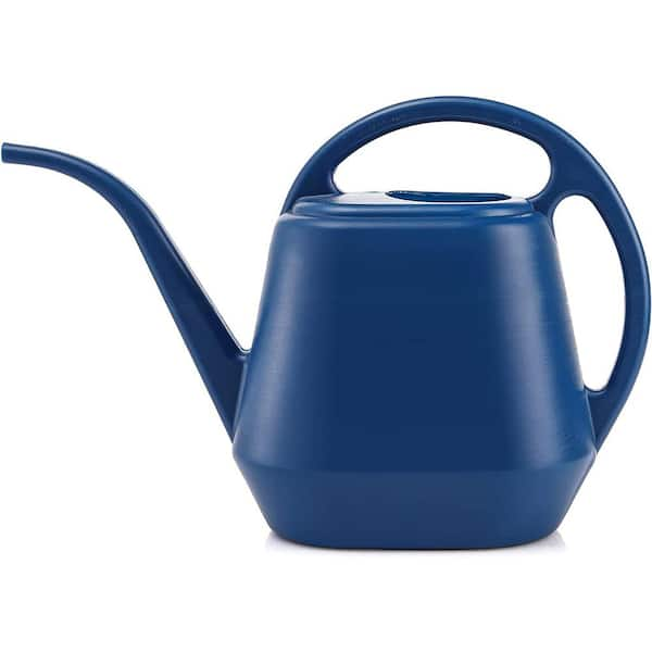 Cubilan 1 Gal. Blue Plastic Watering Can B087RJ6MFT - The Home Depot