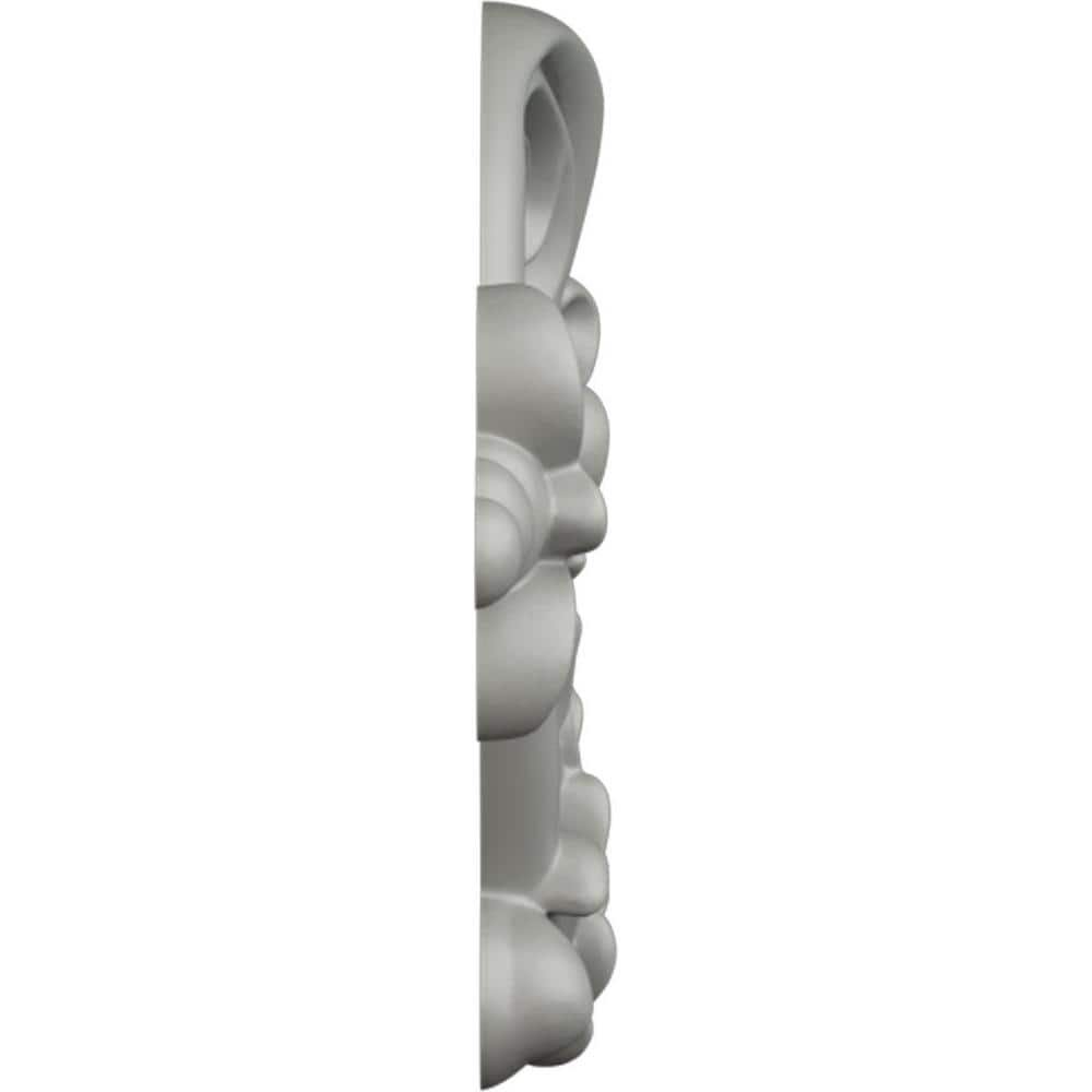 Lauren 12'' White Primed Urethane Onlay Scroll