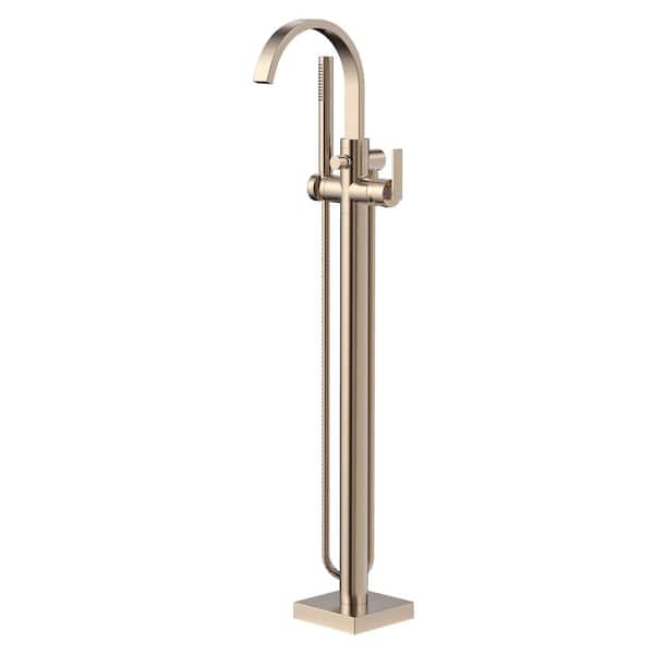 Speakman Lura Single-handle Freestanding Tub Faucet with Hand Shower in Brushed Bronze