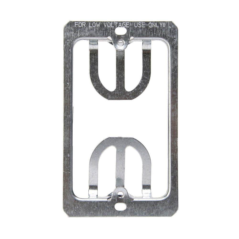 Silver Steel Low Voltage Wall Mount Bracket Set
