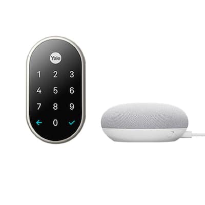 Google Nest X Yale Lock - Tamper-Proof Smart Deadbolt Lock With Nest Connect - Satin Nickel RB ...