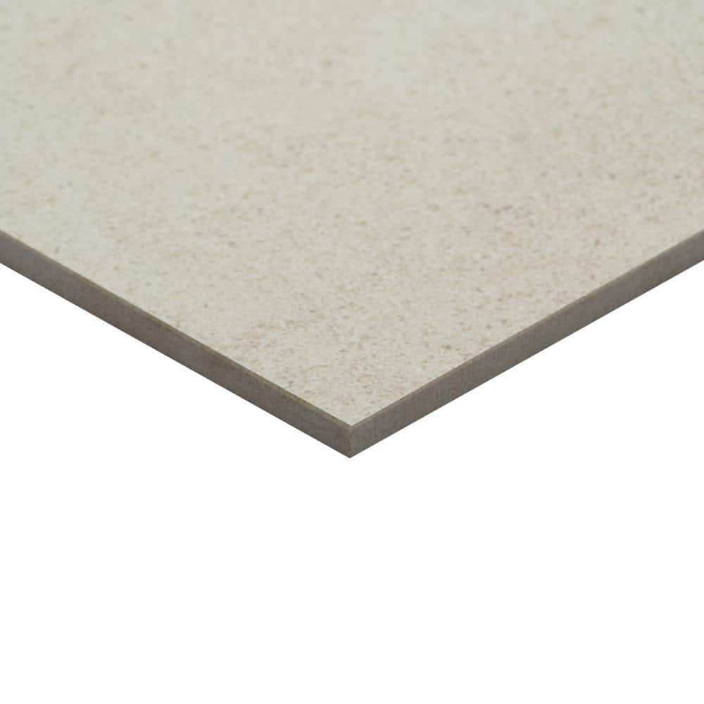 Large Format Beige Porcelain Stone Look Wall & Floor Tile