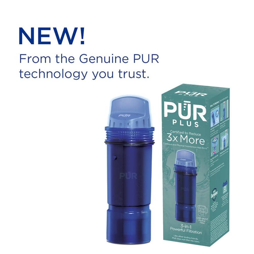 PUR Blue 3-Pack Water Pitcher Replacement Filters