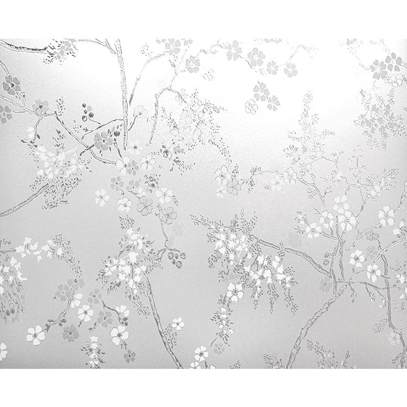 Blossom Frosted Decorative Privacy Window Film, 24" x 36"