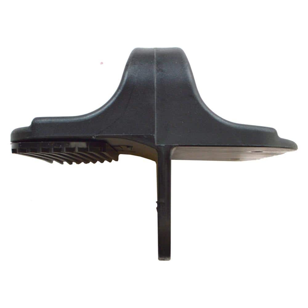 Black Nylon Polymer Gate Handle and Stop with Rubber Pad