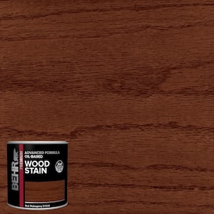 8 oz. #TIS-508 Red Mahogany Transparent Oil-Based Advanced Formula Interior Wood Stain